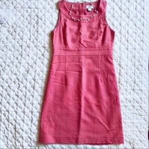 Loft Nantucket pink dress